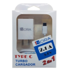 cargador combo tipo C 1 hora