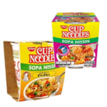 sopas instantanea nissin vaso