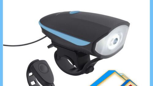 linterna para bicicleta recargable + timbre (cod_1704)