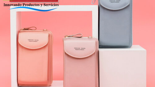Cartera con porta celular